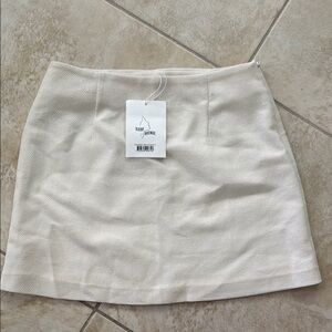 Djerf Avenue Occasion Skirt Cream